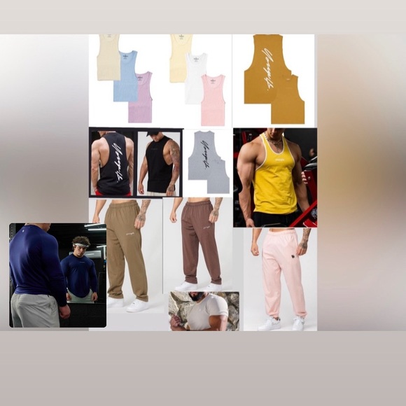 YOUNGLA bundle of men’s NWT gym wear x11